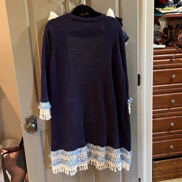 Roller rabbit blue cardigan - Picture 6 of 6